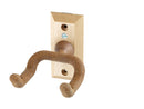 K&M 16220 Guitar Wall Mount Wood Base, Wood/Cork, 82 x 100 x 115 mm