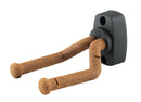 K&M 16280 Guitar Wall Mount, Cork, 94 x 66 x 138 mm, Plastic, Steel