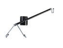 K&M 16295 Wall Mount for Electric Guitar, Black, 690 x 220 x 155 mm, Flexible Support Arms for Neck and Body, Steel