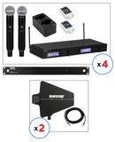 Shure SLXD24D+/58-G57, Handheld System, Dual, SM58
