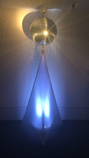 Eliminator Decor MBSK, Mirror Ball Stand Kit with Lycra Tripod Cover