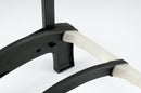 K&M 17515 Five Guitar Stand Guardian 5, Translucent, Height 700 mm, Protective Bars Prevent Damage from Bumps or Knocking, Additional Slots for Electric Guitars, Plastic