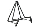 K&M 17580 A-Guitar Stand Heli 2, Black, Height 330 mm, Also for Headless Guitars, Cellos and French Horns, Easy to Transport and Store, Steel