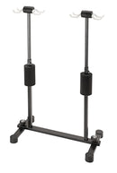 K&M 17605 Four Guitar Stand Roadie, Translucent, 2-Piece Folding Design, Height 1,030-1,185 mm, Suitable for 4 Guitars, Also for Special V- and X-Shaped Guitar Models, Steel