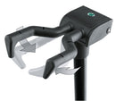 K&M 17670 Guitar Stand Memphis Pro, Black, 2-Piece Folding Design, Height 550-1,000 mm, Folds Small, Patented Flexible Hooking-In and Clamping System, Steel