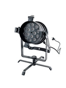 K&M 17720 Floor Stand for Spot Lights, Black, Height 68 mm, With Mini TV Mount, Steel