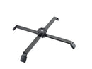 K&M 17725 Floor Stand for Spot Lights, Black, Height 50 mm, With Threaded Bolt M10, Steel