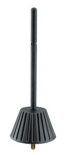 K&M 17782 Recorder Peg, Black, Height 136.5 mm, Plastic Peg with Steel Core