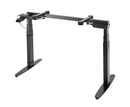 K&M 18800 Table-Style Keyboard Stand Omega-E, Black, Keyboard Table, Electric Motor, Height 597-1,257 mm, Max Load 80 kg, Continuous Height Adjustment, Up to Four Different Heights Can Be Pre-Set