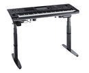 K&M 18800 Table-Style Keyboard Stand Omega-E, Black, Keyboard Table, Electric Motor, Height 597-1,257 mm, Max Load 80 kg, Continuous Height Adjustment, Up to Four Different Heights Can Be Pre-Set