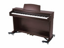 K&M 18804 Trolley for Digital Upright Pianos, Black, Height 78 mm, Max Load 80 kg, Locking Castors, Lifts the Digital Upright Piano Only ~25 mm, Steel