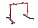 K&M 18806 Trolley for Keyboard Stands, Black, Height 74 mm, Max Load 80 kg, Locking Castors, Steel