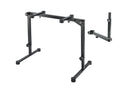 K&M 18807 Universal Holder, Black, Height 268-418 mm, Infinitely Variable in Height, Direction and Distance, Steel