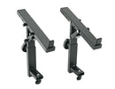 K&M 18822 Stacker, Black, Spring-Loaded Clamping Knobs, Height 200-275 mm, Max Load 15 kg, Can Only Be Used in Connection with Stacker 18811, Steel