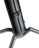 K&M 18840 Keyboard Stand Baby-Spider Pro, Black Anodized, Column Stand, Height 990 mm, Max Load 70 kg, With a 3/8" or 5/8" Threaded Connector for Microphone Boom, Cable Management, Aluminum