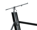 K&M 18860 Keyboard Stand Spider Pro, Anodized Aluminum, Column Stand, Height 1,310 mm, Max Load 105 kg, With a 3/8" or 5/8" Threaded Connector for Microphone Boom, Cable Management