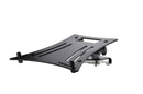 K&M 18863 Laptop Rest for the Spider Pro, Structured Black, Max Load 8 kg, Individually Adjustable Stop Pins, Non-Slip Rubber Pads Are Included, Steel Holder, Aluminum Shelf