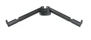 K&M 18866 Support Arm Set B, Black Anodized, Max Load 35 kg, Telescopic and 15° Tilt Angle, Aluminum