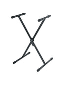 K&M 18930 Keyboard Stand, Black, X-Stand, Height 590-945 mm, Max Load 50 kg, Steel