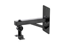 K&M 19440 Speaker Wall/ Ceiling Mount, Black, Max Load 6 kg, Steel Safety Cable Included, Steel
