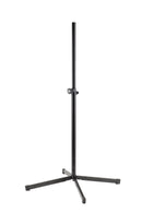 K&M 19500 Speaker Stand, Black, 2-Piece Folding Design, Spring-Loaded Bolt and Locking Screw, Height 1,240-1,940 mm, Particularly Useful When Space Is Restricted, Folds Flat, Steel