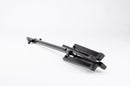 K&M 19500 Speaker Stand, Black, 2-Piece Folding Design, Spring-Loaded Bolt and Locking Screw, Height 1,240-1,940 mm, Particularly Useful When Space Is Restricted, Folds Flat, Steel