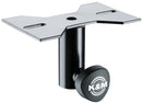 K&M 195/8 Mounting Adapter, Black, 175 x 110 x 104 mm, Max Load 50 kg, Steel