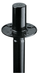 K&M 19656 Flange Adapter, Black, Zinc Die-Cast