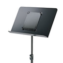 K&M 19708 Magnetic Holder for Tablet PC, Black, 46.5 x 44 x 27 mm, Noise-Absorbing by Small Adhesive Pads, Plastic, Steel