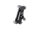 K&M 19753 Smartphone Holder, Black, Height 130-180 mm, Operating Elements Are Not Impaired in Their Function, Plastic, Steel