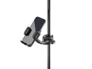 K&M 19761 Smartphone Holder, Black, Operating Elements Are Not Impaired in Their Function, Plastic