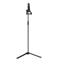 K&M 19767 Tablet PC Stand Biobased, Black, 2-Piece Folding Design, Clutch, Height 155-307 mm, Max Load 1 kg, Also Suitable for Tablets in Cases or Protective Covers, Not Rotatable