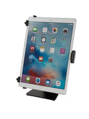 K&M 19792 Tablet PC Table Stand, Black, Height 128-232 mm, Max Load kg, Freely Rotates 90°, Plastic, Steel