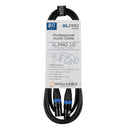 Accu-Cable XLPRO-10, 10 ft Pro XLR M to XLR F
