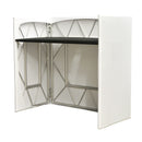 Accu-Stand Pro Event Table Scrim WH, White Scrim for Pro Event Table