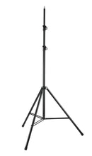 K&M 20811 Overhead Microphone Stand, Black, 3-Piece Folding Design, Non-Scratching Locking Screws, Height 1,850-4,400 mm, Adjustable up to 4.40 m, Additional Safety Rings Included, Steel
