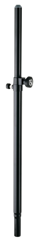 K&M 21336 Distance Rod, Black, 2-Piece Folding Design, Spring-Loaded Bolt and Locking Screw, Height 945-1,475 mm, Max Load 35 kg, Mounting Aid Included, Steel
