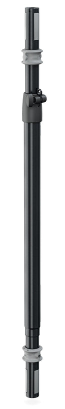K&M 21376 Distance Rod Easy Lock, Black, 2-Piece Folding Design, Locking Screw and Safety Hook, Height 1,005-1,505 mm, Max Load 35 kg, Patented Expanding Mandrel System Easy Lock
