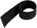 K&M 21403 Cable Holder, Black, Pack of 3, 220 x 25 x 1.5 mm, For Better Cable Management, Velours