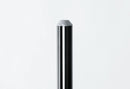 K&M 21436 Speaker Stand, Black, 2-Piece Folding Design, Locking Screw with Push-Button System, Height 1,440-2,230 mm, Lightweight Stand, Patented Gradual Height Adjustment System, Aluminum