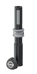 K&M 21444 Adapter Sleeve Easy Lock, Black, Height 270 mm, Patented Expanding Mandrel System Easy Lock, Vibration-Free Connection Due to Moveable Plastic Splints, Steel