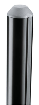 K&M 21472 Speaker Stand XL - Tall, Black, 2-Piece Folding Design, Locking Screw with Push-Button System, Height 1,580-2,474 mm, Patented Gradual Height Adjustment System, Integrated Shock Absorber