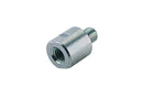 K&M 21980 Thread Adapter, Zinc Coated, With a Width Across Flats of 17, Steel