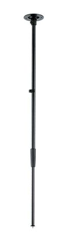 K&M 22150 Ceiling Mount, Black, 2-Piece Folding Design, Clutch, Height 610-1,120 mm, Steel