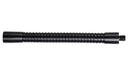 K&M 22260 Gooseneck, Black, Length 150 mm, Steel