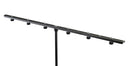 K&M 23560 Microphone Bar, Black, Length 850 mm, Connects to Top of Mic Stands with 3/8" Thread, Steel
