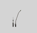 Shure MX412S/S, Microflex Standard Gooseneck Microphone, Supercardioid-12" Gooseneck Condenser Microphone, Attached Preamp with XLR, Shock Mount, Flange Mount, Snap-Fit Foam Windscreen, Mute Switch, LED Indicator