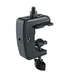 K&M 23723 Universal Clamp, Black, Includes Threaded Bolt and Universal Spanner, Steel