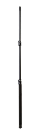 K&M 23755 Microphone Fishing Pole, Black, 3-Piece Folding Design, Length 635-1,520 mm, Max Load 1 kg, Cables Can Be Placed Inside, Carrying Case Included, Aluminum