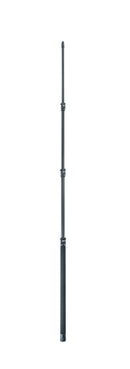 K&M 23782 Microphone Fishing Pole L Medium, Black, 4-Piece Folding Design, Length 880-2,790 mm, Max Load 1 kg, Cables Can Be Placed Inside, Carrying Case Included, Carbon